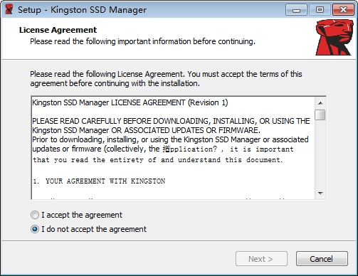 Kingston SSD Manager安装方法1
