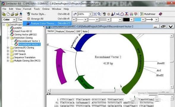 【SimVector下载】SimVector(质粒图谱绘制工具) v4.6.0 官方版插图1