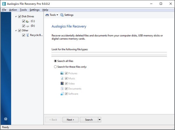 Auslogics File Recovery Pro破解版