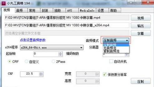 小丸工具箱定制版压制教程