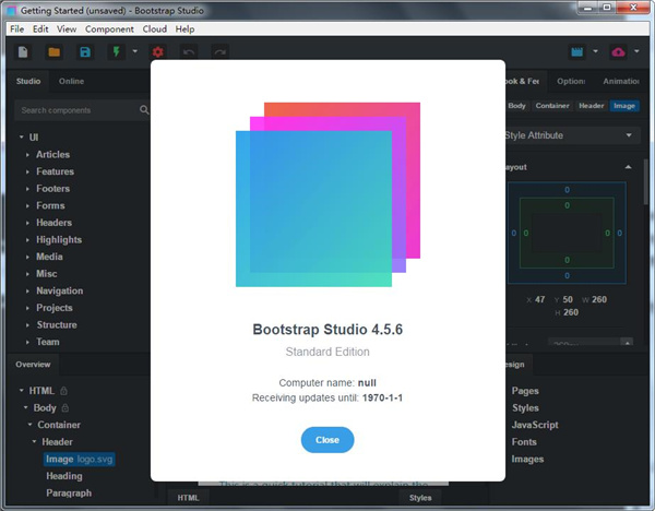 Bootstrap Studio汉化版截图