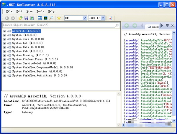 【reflector激活版】reflector下载(.NET反编译工具) v9.0.1.374 绿色激活版插图1
