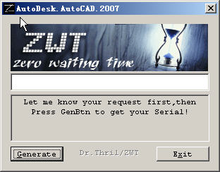 【autocad2007注册机下载】autocad2007注册机 V17.0.54.0 最新免费版(32/64位)插图1