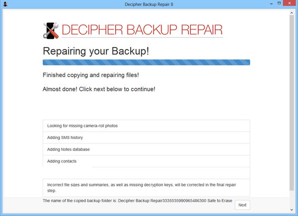 【备份修复工具下载】Decipher Backup Repair(备份修复工具) v12.2.10 官方版插图