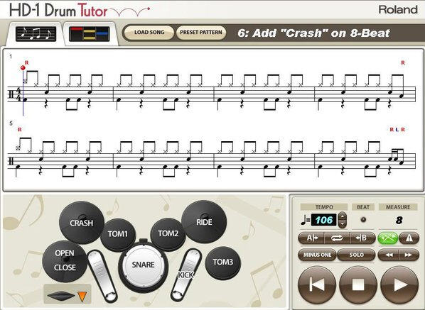 【电子鼓教学软件下载】HD-1 Drum Tutor(电子鼓教学软件) v1.0 官方正式版插图