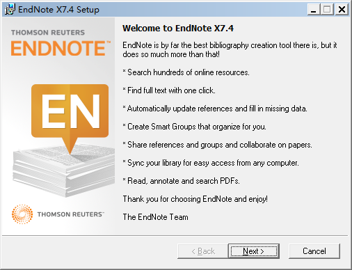 【Endnote X7下载】Endnote X7 v17.0 绿色激活版插图1