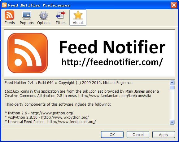 【rss阅读器下载】桌面rss阅读器(Feed Notifier) v2.6 绿色中文版插图