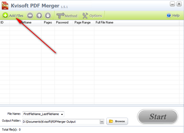 【免费pdf软件下载】免费PDF合并软件(Kvisoft PDF Merger) v1.5 官方绿色版插图1